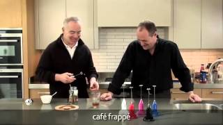 How to make a frappé coffee using an aerolatte milk frother [upl. by Viridi151]