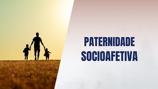 Paternidade socioafetiva [upl. by Frech]