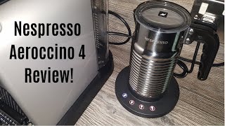 Nespresso Aeroccino 4 Milk Frother Review  Worth upgrading from the Aeroccino 3 [upl. by Offen]