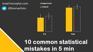 Ten Statistical Mistakes in 5 Min [upl. by Ellehc]