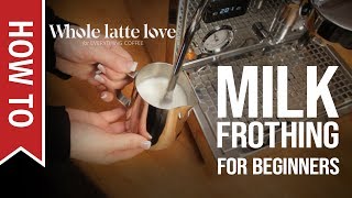 How To Milk Frothing for Beginners 5 Tips [upl. by London904]