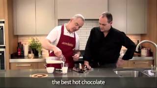 How to make a hot chocolate using an aerolatte milk frother [upl. by Durr]